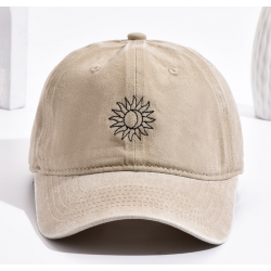 Unisex Sun & Moon Embroidered Baseball Cap