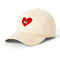 Heart Print Pattern Women's Baseball Cap